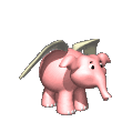 Couldn't find a flying pig!